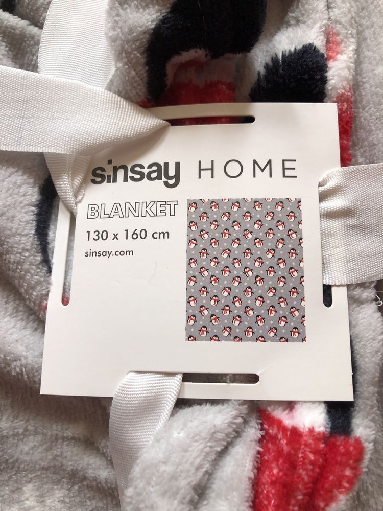 Подарунок новий плед Sinsay home blanket 130*160 см