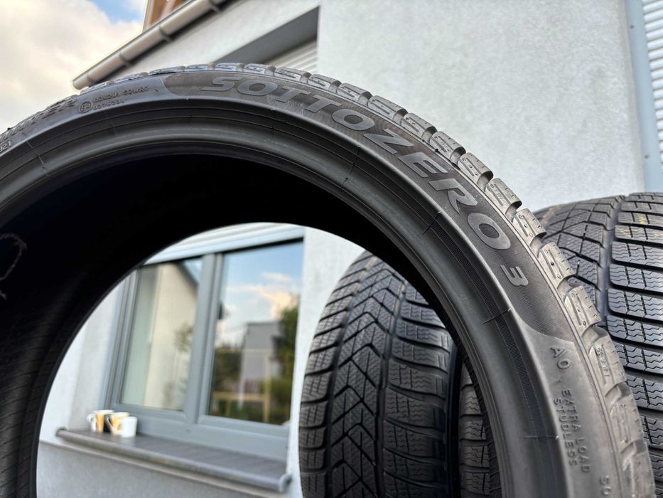 4szt zimowe 225/40R19 Pirelli 7mm 100% bieżnika 2021r bdb stan! Z5188