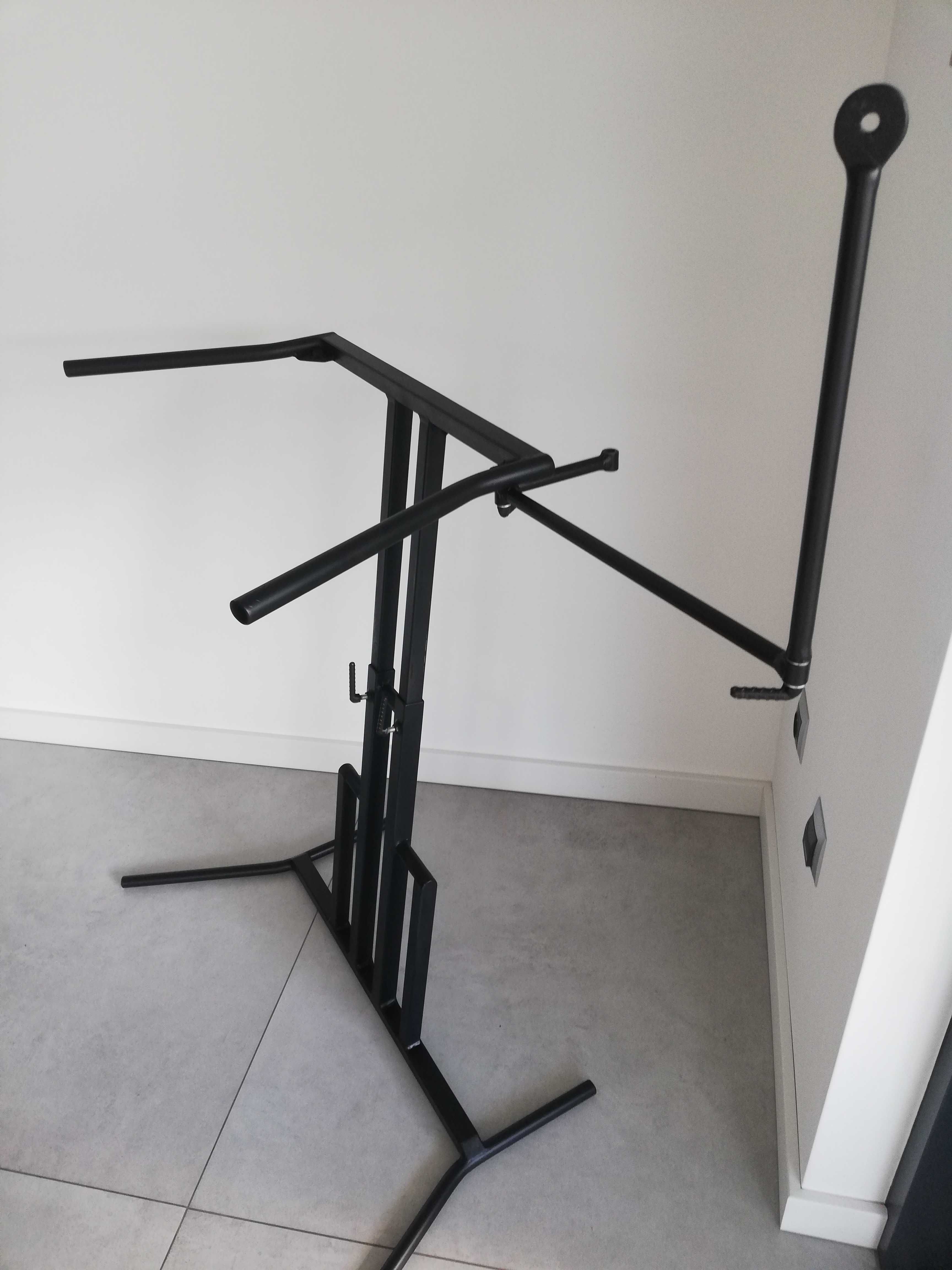 Stojak pod keyboard klawisze mikrofon regulacja wysykości