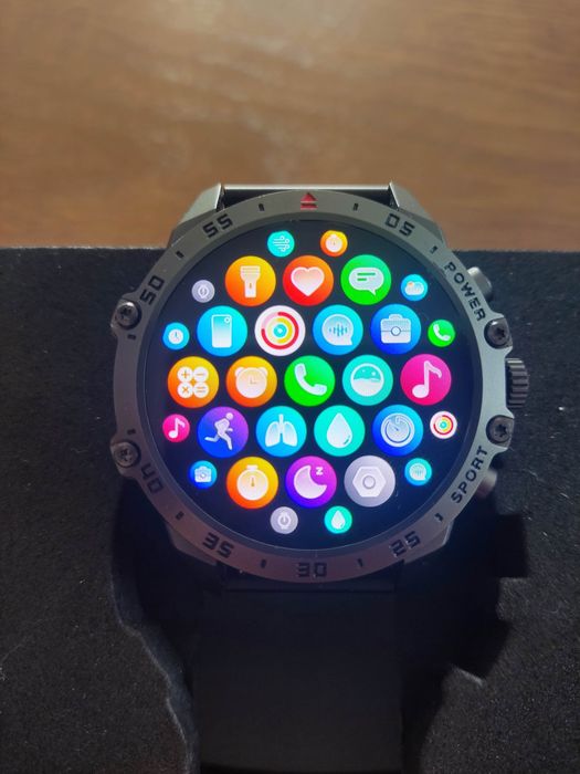 Smartwatch Garett V14 czarny stalowy