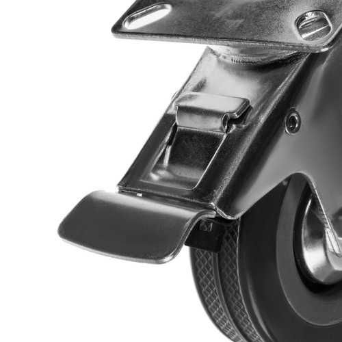 Комплект поворотных колес с тормозами 4 шт. Malatec 22537 Польша