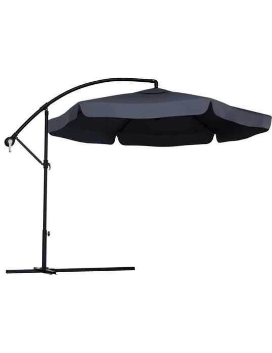 Parasol Ogrodowy Na Wysięgniku Duży Składany 350cm+ Pokrowiec 3 Kolory