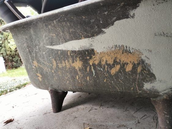 Żeliwna wanna 150 cm długość
