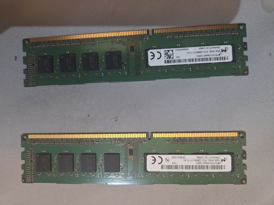 Sprzedam Pamięć ram DDR3 2 x4 GB 12800U (ze zdjecia)