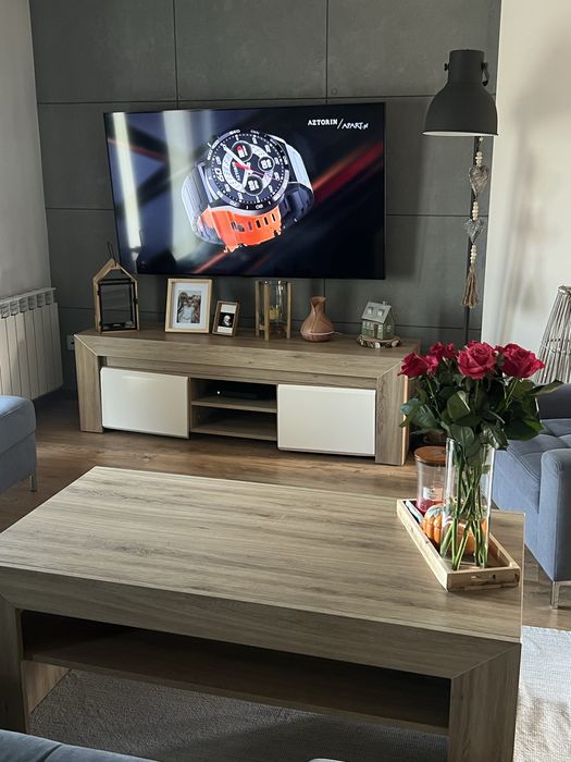 Meble do salonu: szafka RTV & stolik kawowy