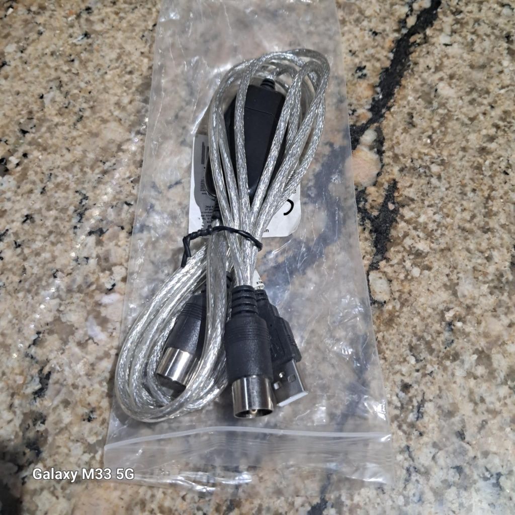 Kabel MIDI usb konwerter