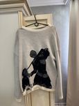 белый свитер от tilt.lesss katharsis knitted zxc ghoul hikikomori kai