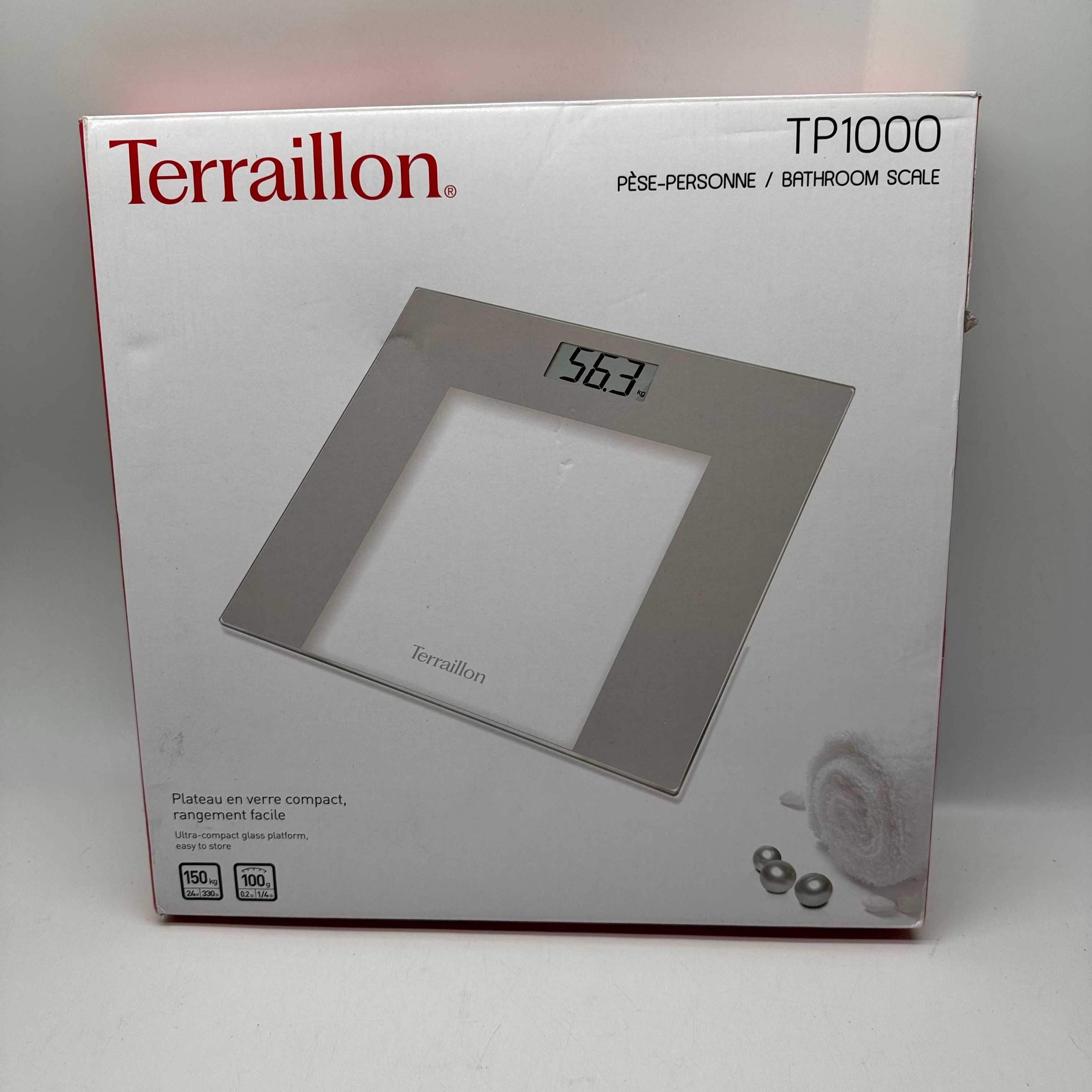 TERRAILLON TP1000 Cyfrowa waga łazienkowa do 150kg