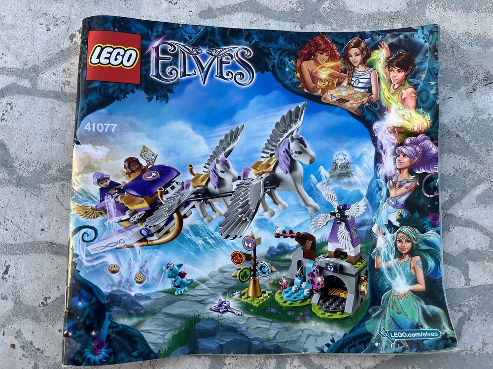 Lego Elves 41077 Sanie Pegaza Airy