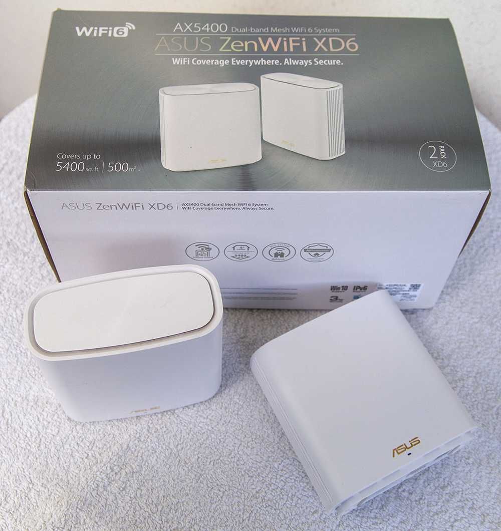 Router Asus ZenWifi XD6 AX5400 Dual-band Mesh Wifi 6 2 stacje