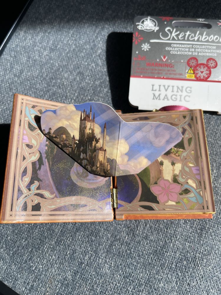 Ornamentos Disney Sketchbook Living Magic - Cinderella e Enchanted