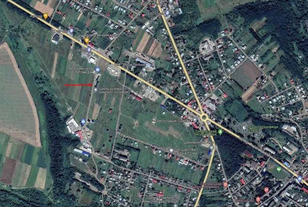 Продаж СТО та двоповерхового приміщення під магазин,офіс,виробництво.