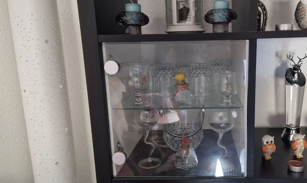 Estantes cubos preto Kallax