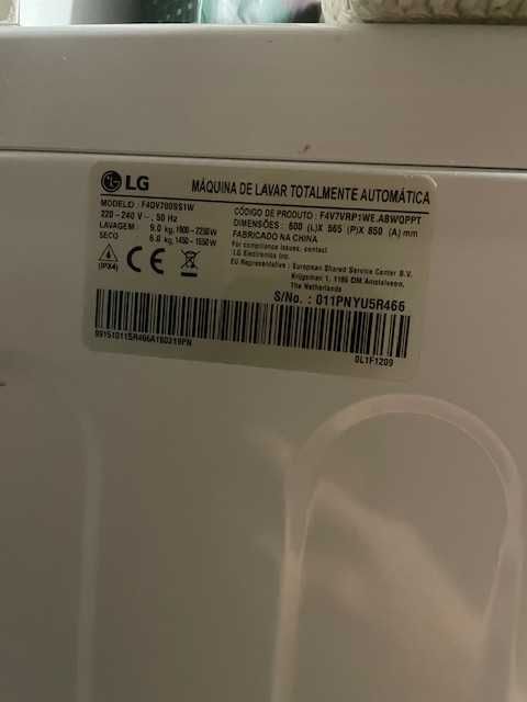 Máquina de lavar e secar LG ThinQ 9/6kg