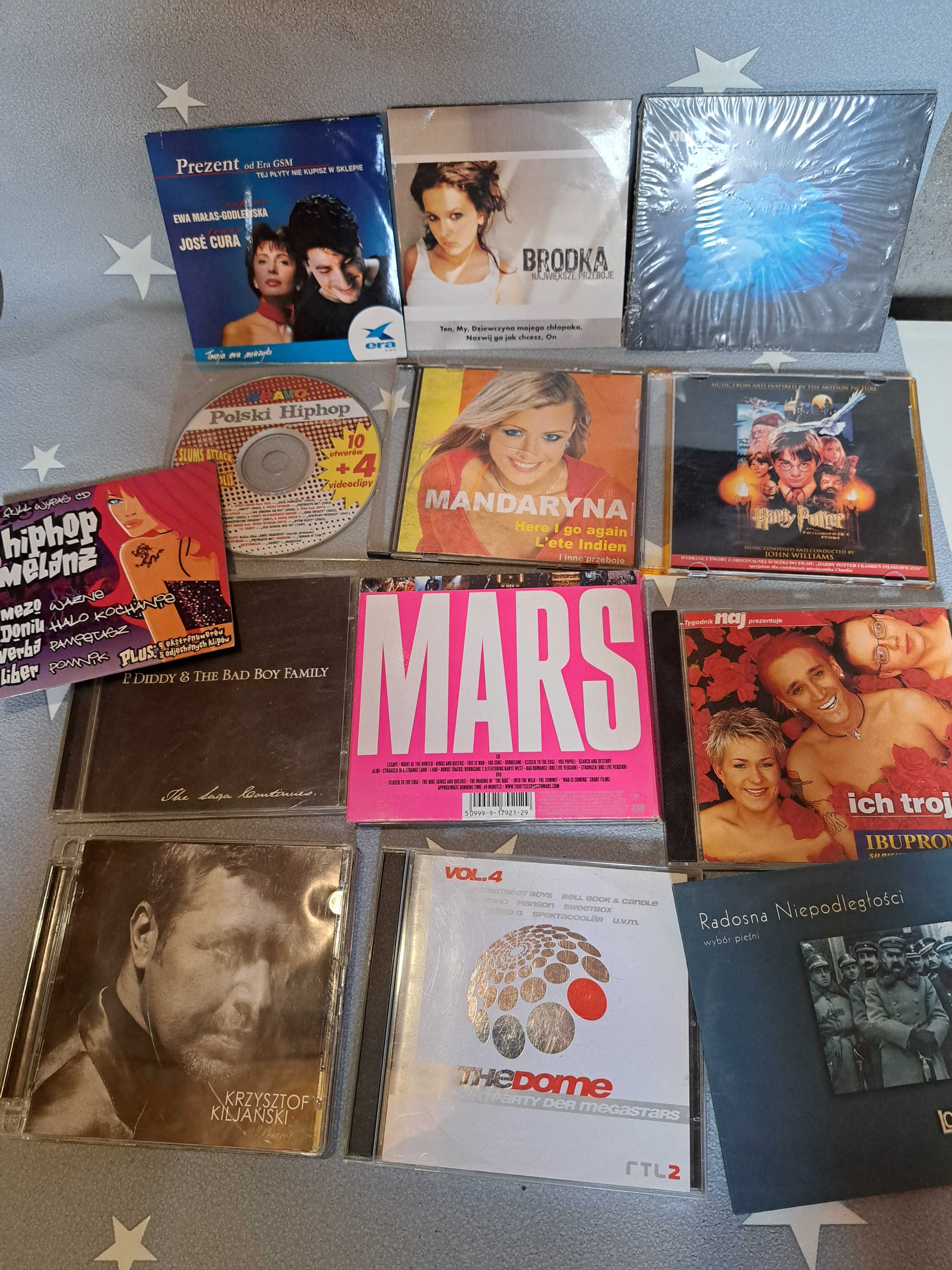 Zestaw 25 płyt z muzyką - fajne pozycje - cena za całość