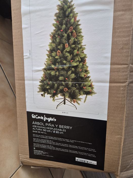 Arvore de natal com decoração