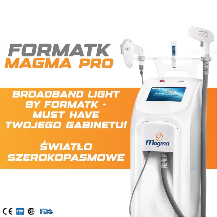 Wynajem lasera Magma Pro: BroadBand Light + laser diodowy + Nd:YAG