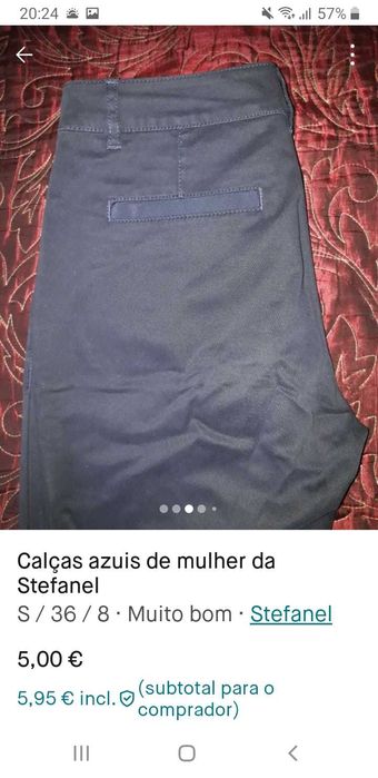 Calças azuis, Stefanel
