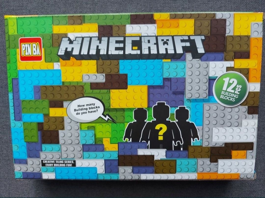 Zestaw FIGUREK MINECRAFT 12 szt Ludziki Klocki Pasują do LEGO Nowe