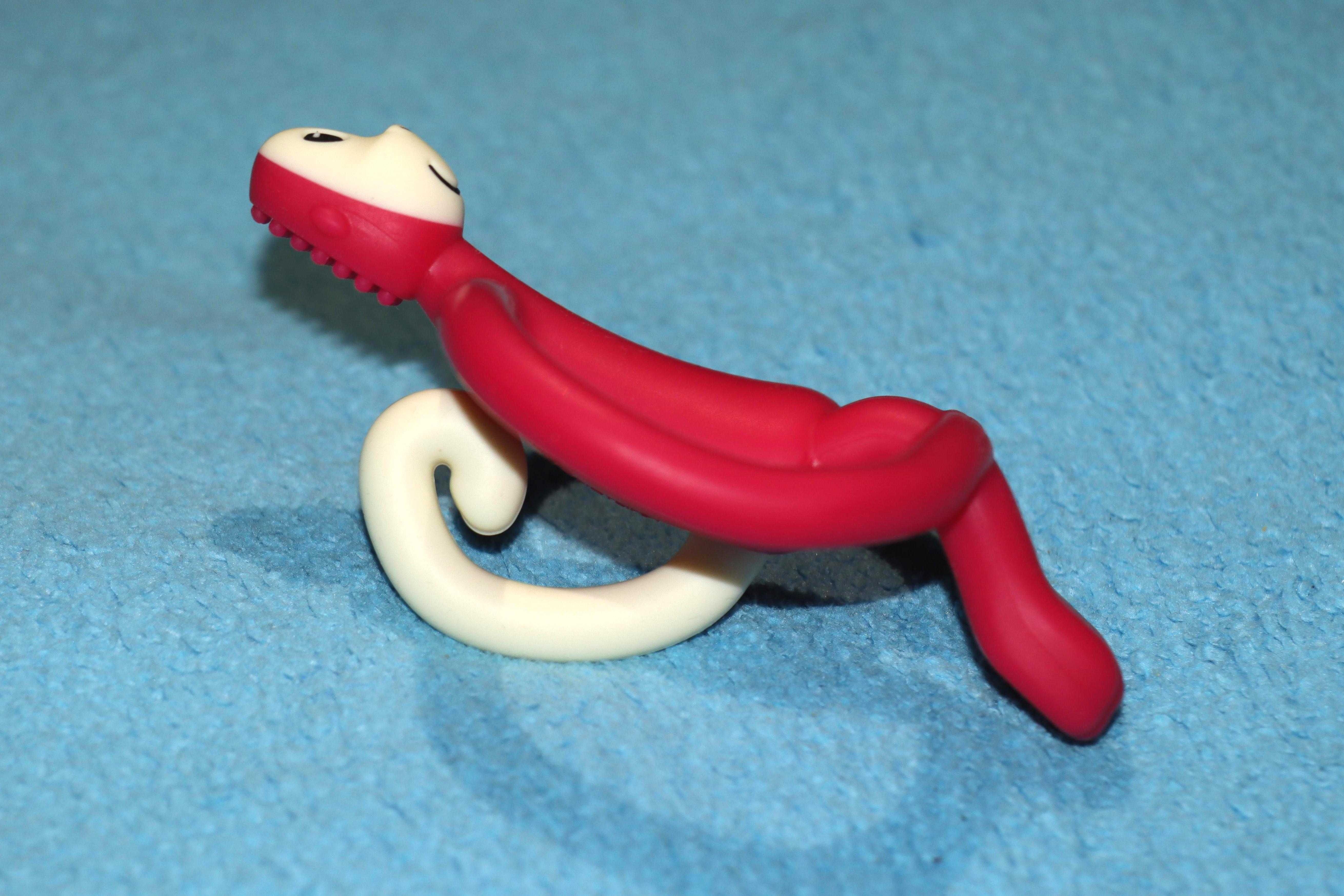 Gryzak masujący ze szczoteczką Matchstick Monkey gryzak dla niemowląt