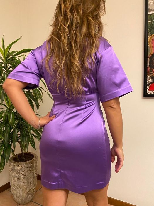 Vestido Lilás Cynthia Rowley NOVO com etiqueta (purple dress new)