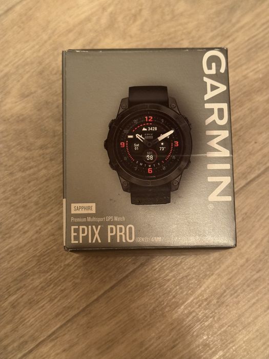 Garmin epix pro gen 2 47mm sapphire титановий корпус гармин часи