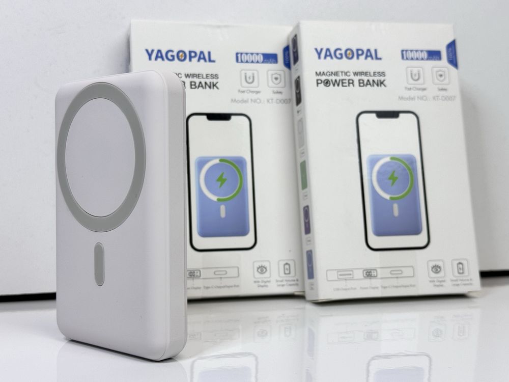 Повербанк Power Bank Yagopal KT-D007 10000 mAh 15Вт magsafe USB-C