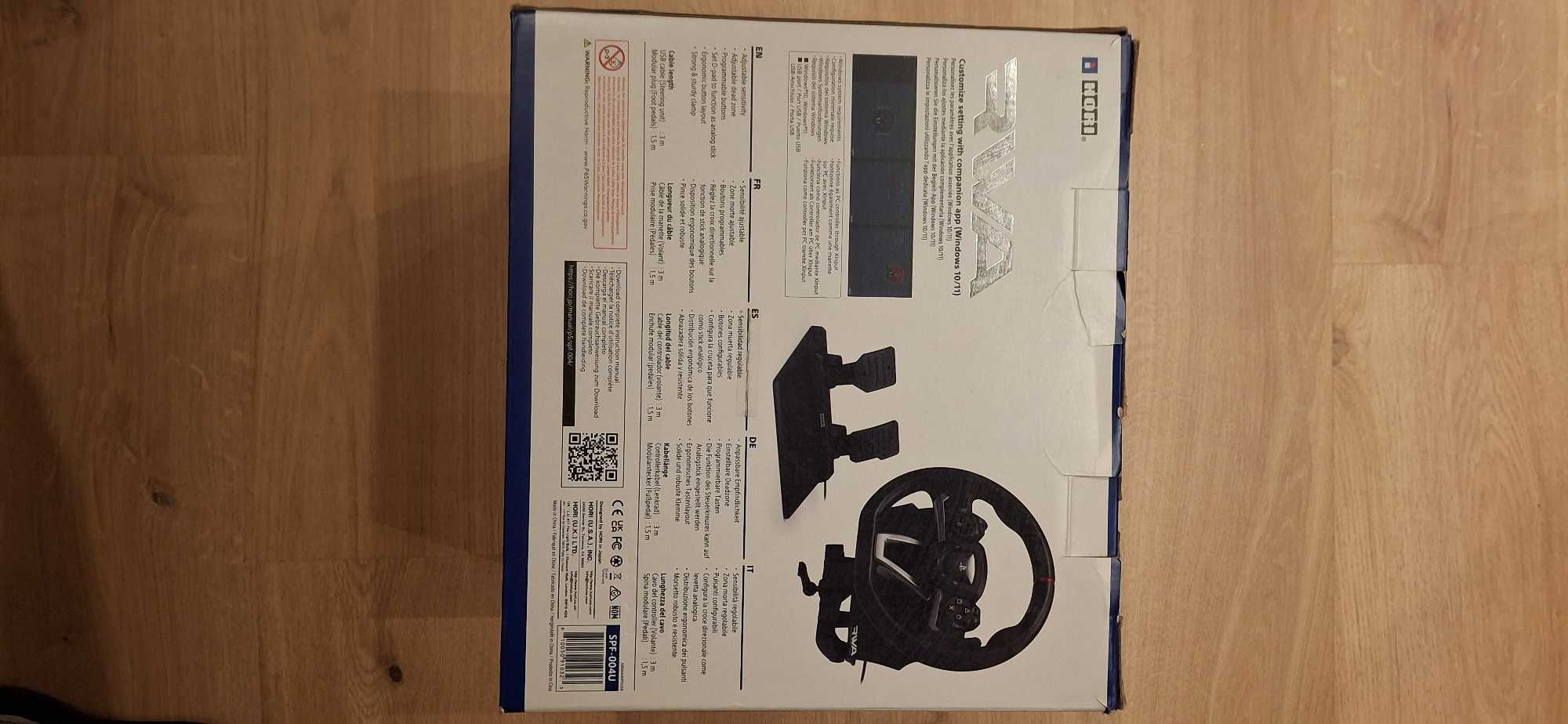 Kierownica Hori Racing Wheel Apex (RWA) – PS5 / PS4 / PC - JAK NOWA!!!