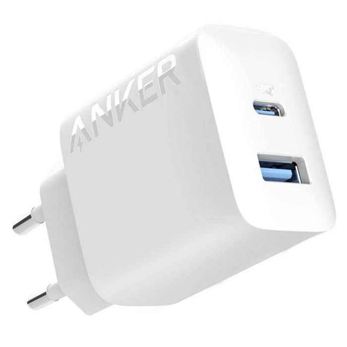 Carregador 2 Portas ANKER USB e USB Tipo C