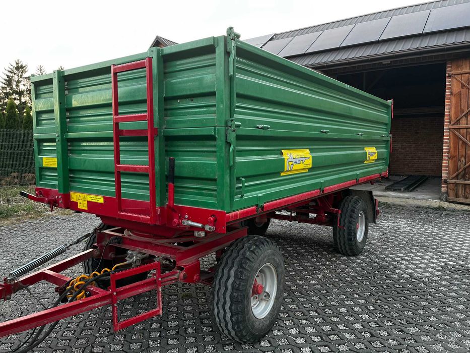 Przyczepa Metaltech T629/3 6T Wywrot 3 Strony Hamulce Jak Nowa!