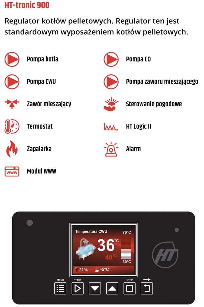 Kocioł*Pellet*Drewno*Heiztechnik*Q Pellet*20kW*Czyste Powietrze*HIT!!