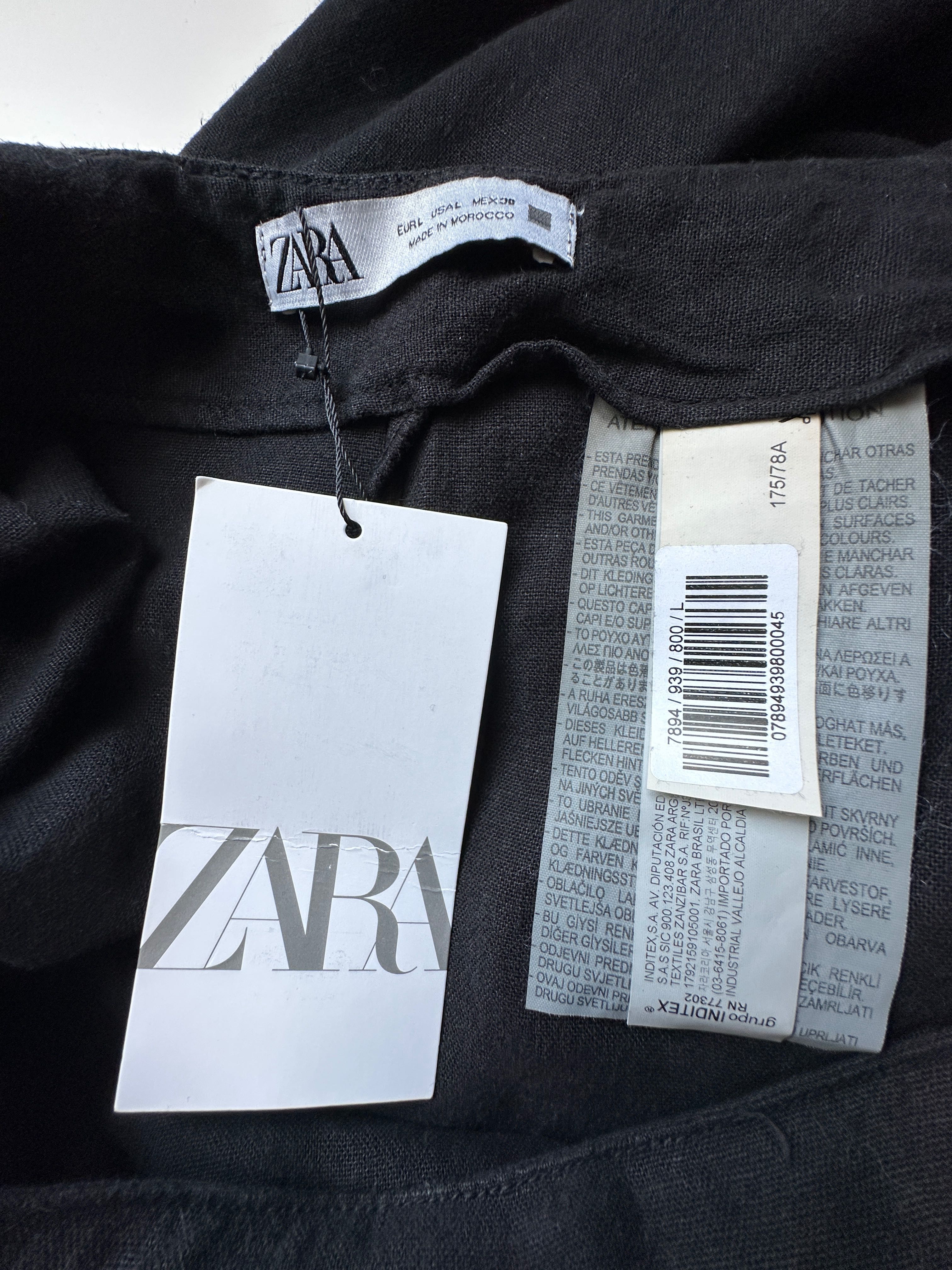 Штани лляні Zara оригінал р. Л