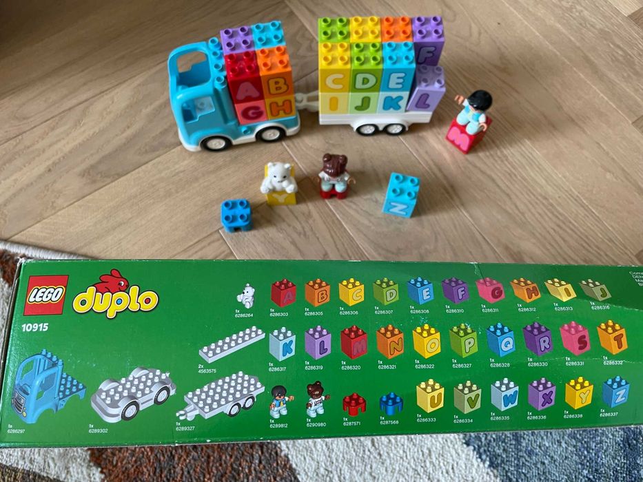 Klocki LEGO Duplo 10915 Ciężarówka z alfabetem