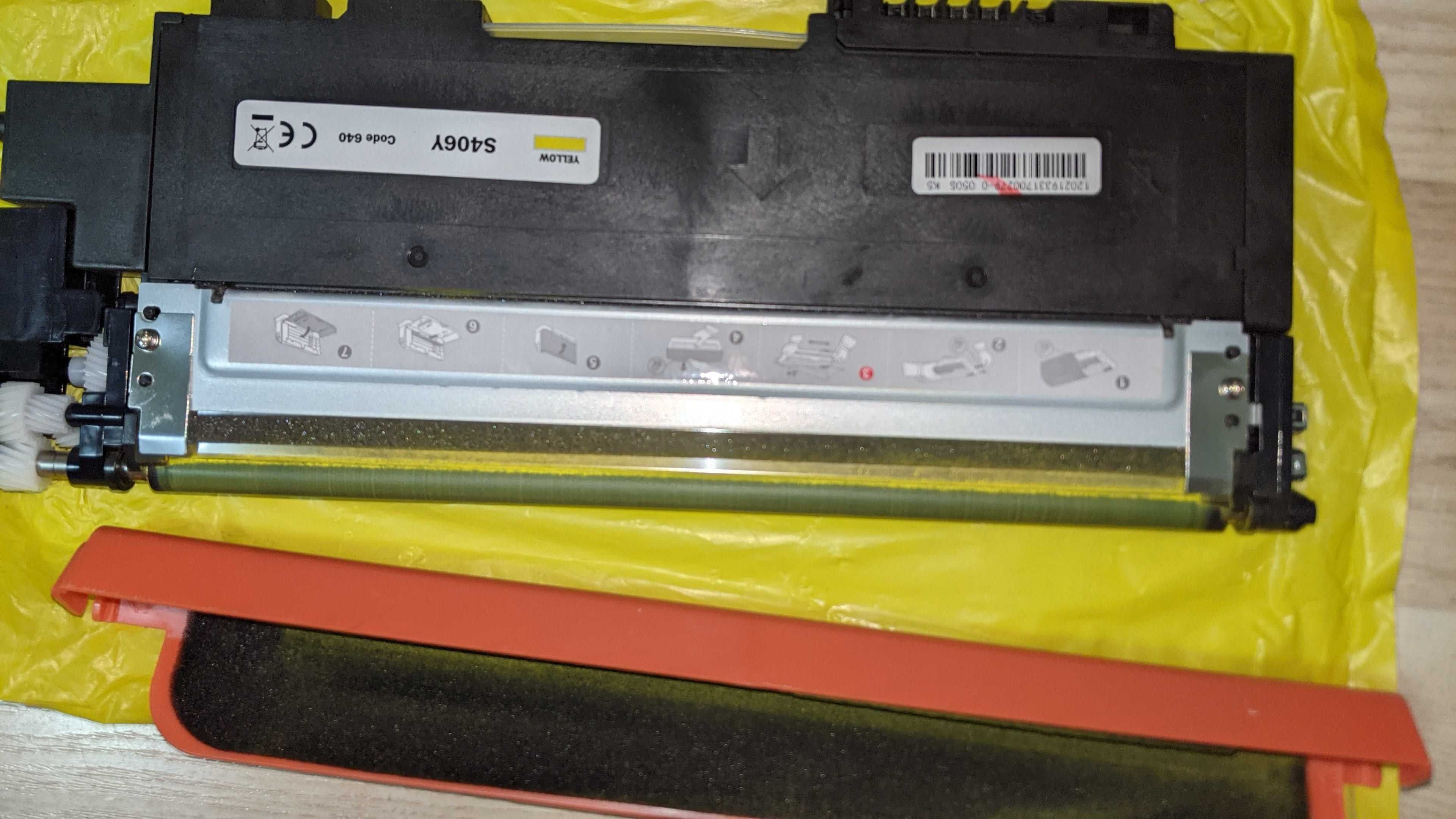 Тонер-картридж Samsung CLT-C406S (CLP-365) S406Y CYAN, YELLOW