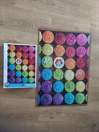 Puzzle 1000 cupcake Rainbow/Eurographics
