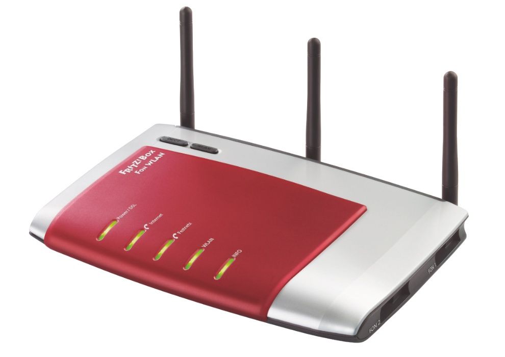 Router serve tb de Central Telefónica FRITZ!Box 7270 all-in-one