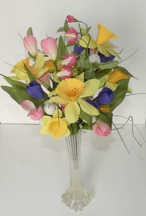 Wiązanka sztuczne kwiaty