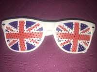 Хиповые очки с флагом Великобритании