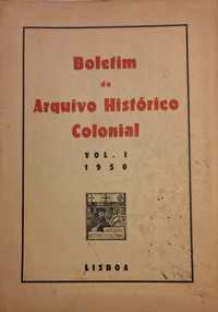 Boletim do Arquivo histórico colonial volume I de 1950