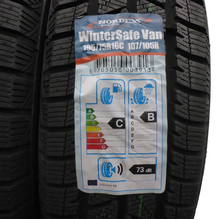 195/75/16C Nordexx 195/75R16C 107/105R Van LT Zimowe 2020 Nieużywane