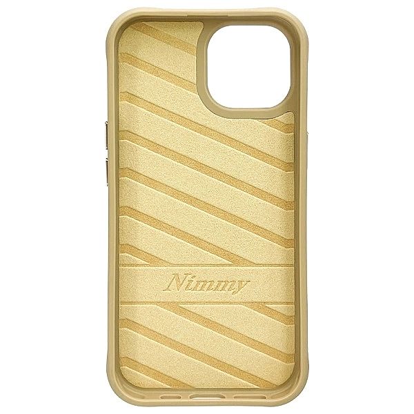 Etui Nimmy Glasses Cool na iPhone 15 - beżowe