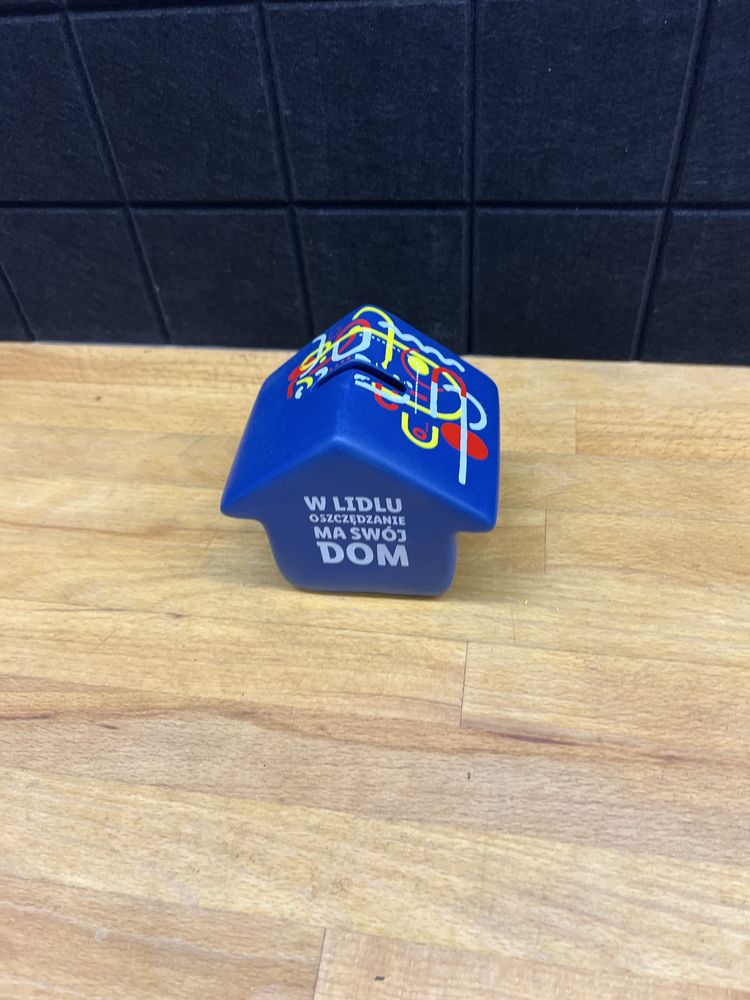 Skarbonka LiDL /Nowa/Niebieska/Prezent/