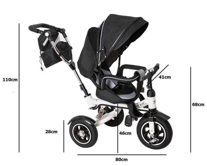 ROWEREK Trzykołowy dla Dzieci TRIKE FIX V3 WÓZEK z Prowadnikiem 360