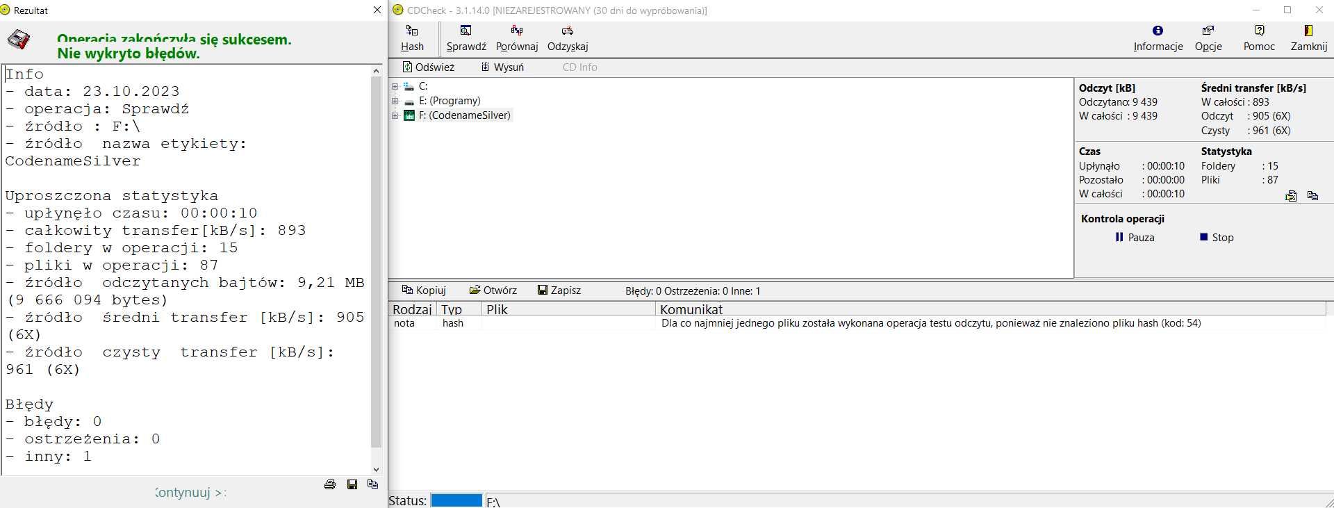 Codename Silver PC CD