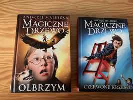 dwie ksiazki z serii magiczne drzewo