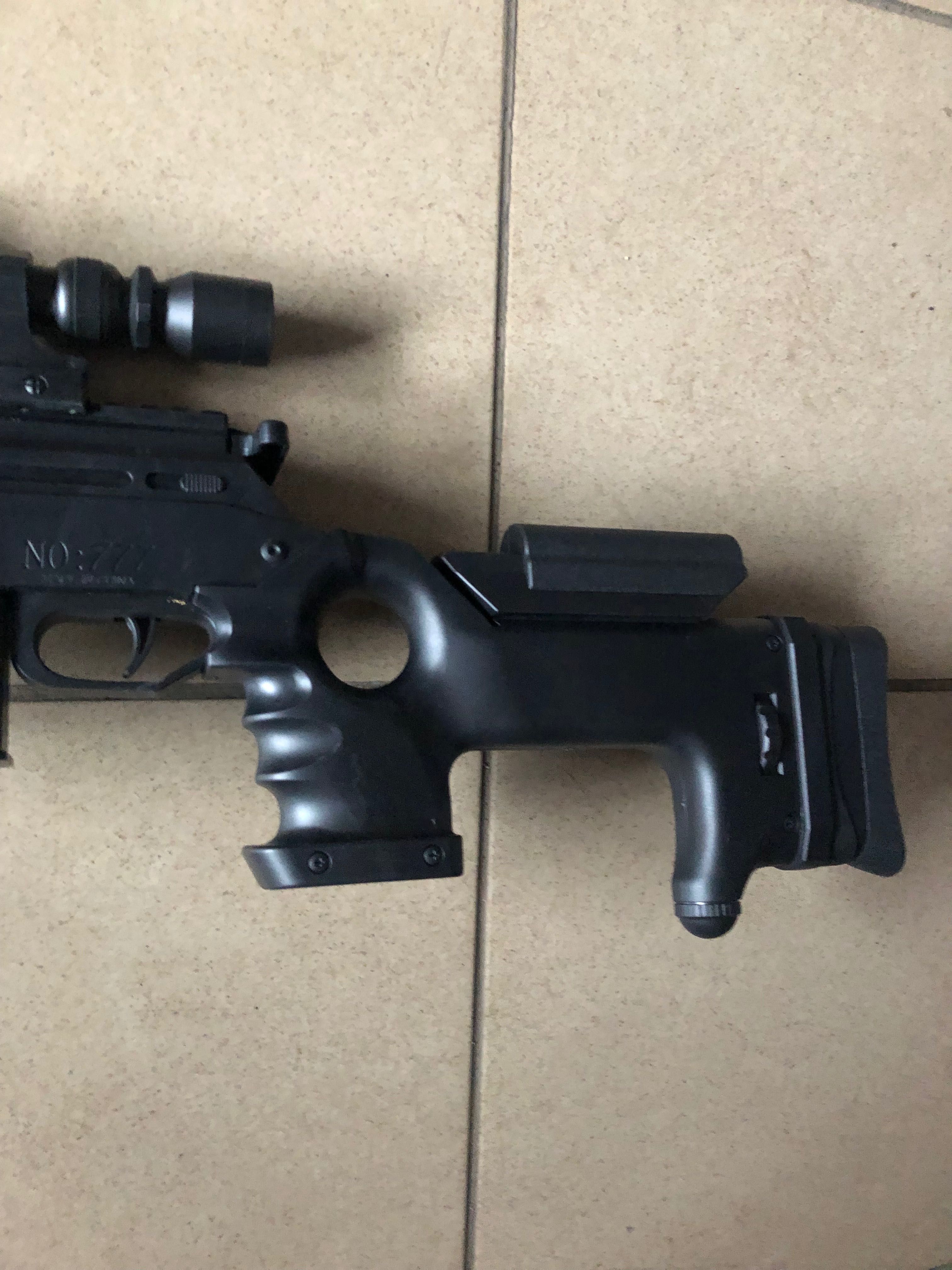 Снайперская винтовка AWM 93 см лазерный прицел,сошки(детская игрушка)