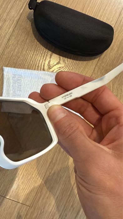 Rudy Project Spinshield okulary kolarskie/sportowe white/gold  uzywane