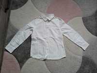 Biała galowa, wizytowa koszula z długim rękawem, na apel 122