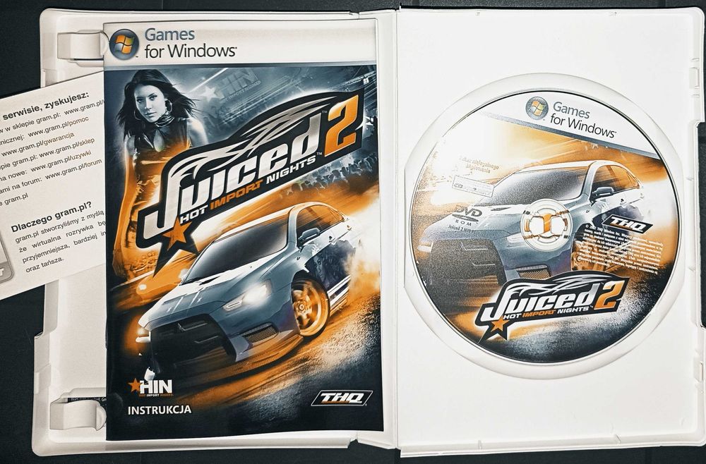 Juiced 2 Hot import nights CD Projekt Topseller PC DVD Box 2007Windows