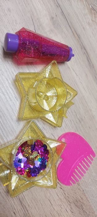 Błyskotki epee kotek z cekinami i torebka. Opaska. Prezent święta.